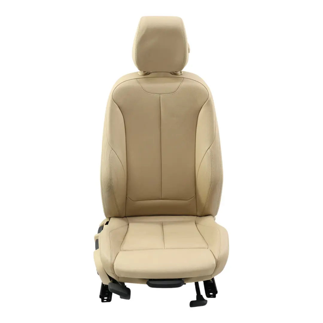 Front Sport Seat Heated Electric Right O/S Leather Veneto Beige to BMW F30 F31 with Part number 7303736 BMW F30 F31 Front Sport Seat Heated Electric Right O/S Leather Veneto Beige - SKU 7303736-1 - Part number 7303736