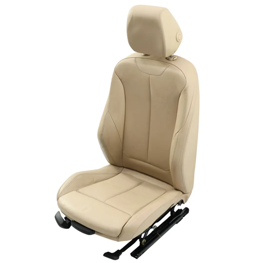 Front Sport Seat Heated Electric Right O/S Leather Veneto Beige to BMW F30 F31 with Part number 7303736 BMW F30 F31 Front Sport Seat Heated Electric Right O/S Leather Veneto Beige - SKU 7303736-1 - Part number 7303736