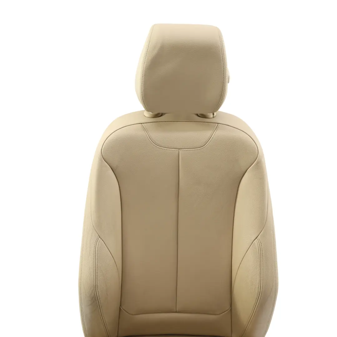 Front Sport Seat Heated Electric Right O/S Leather Veneto Beige to BMW F30 F31 with Part number 7303736 BMW F30 F31 Front Sport Seat Heated Electric Right O/S Leather Veneto Beige - SKU 7303736-1 - Part number 7303736