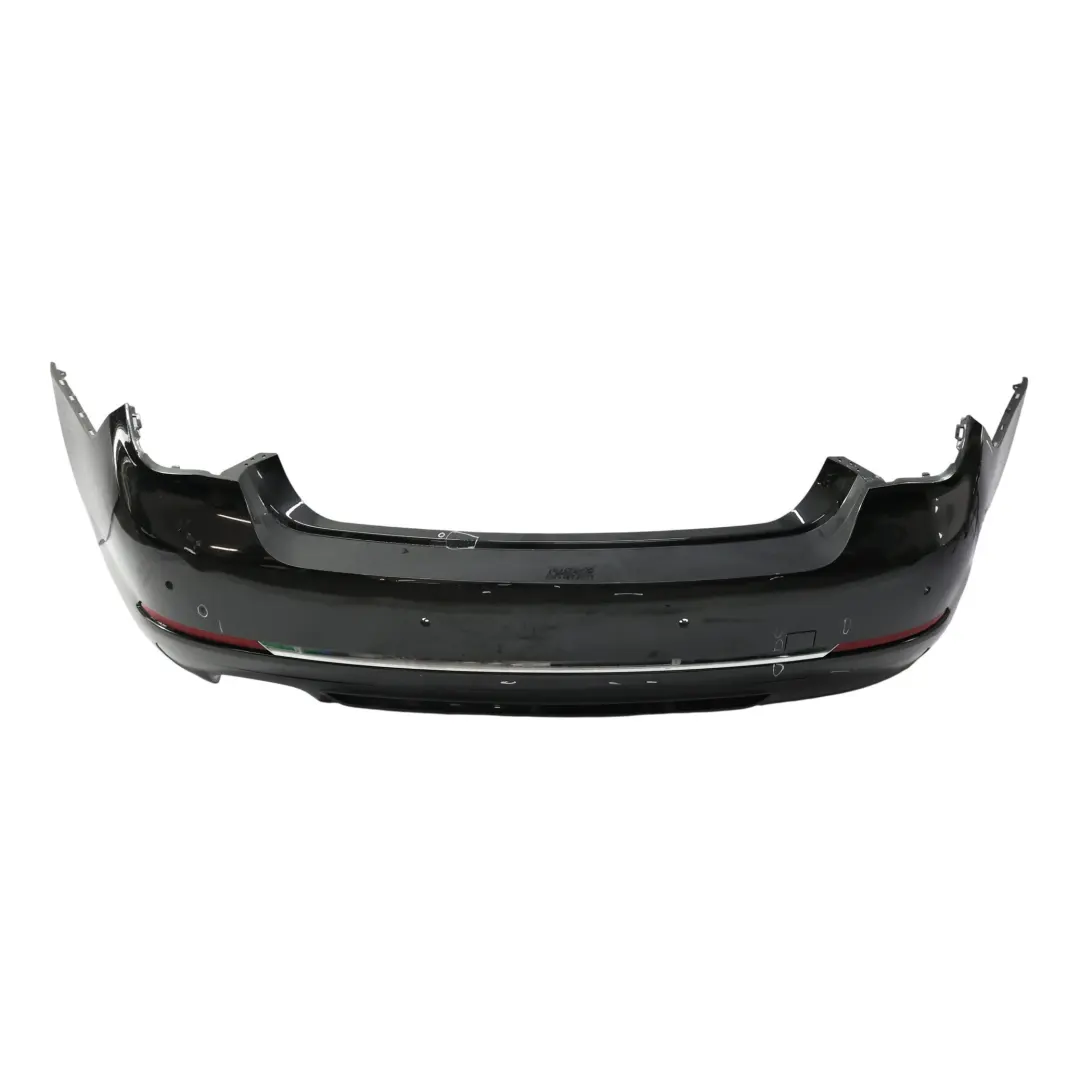 BMW F01 LCI Rear Bumper Trim Panel Cover Black Sapphire Metallic - 475 - SKU 7311354-BS - Part number 7311354