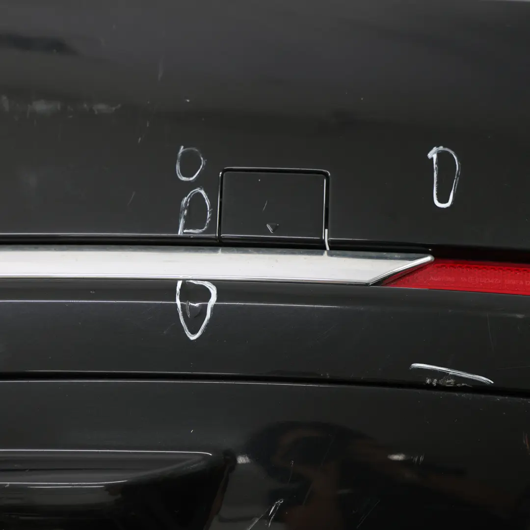 BMW F01 LCI Rear Bumper Trim Panel Cover Black Sapphire Metallic - 475 - SKU 7311354-BS - Part number 7311354