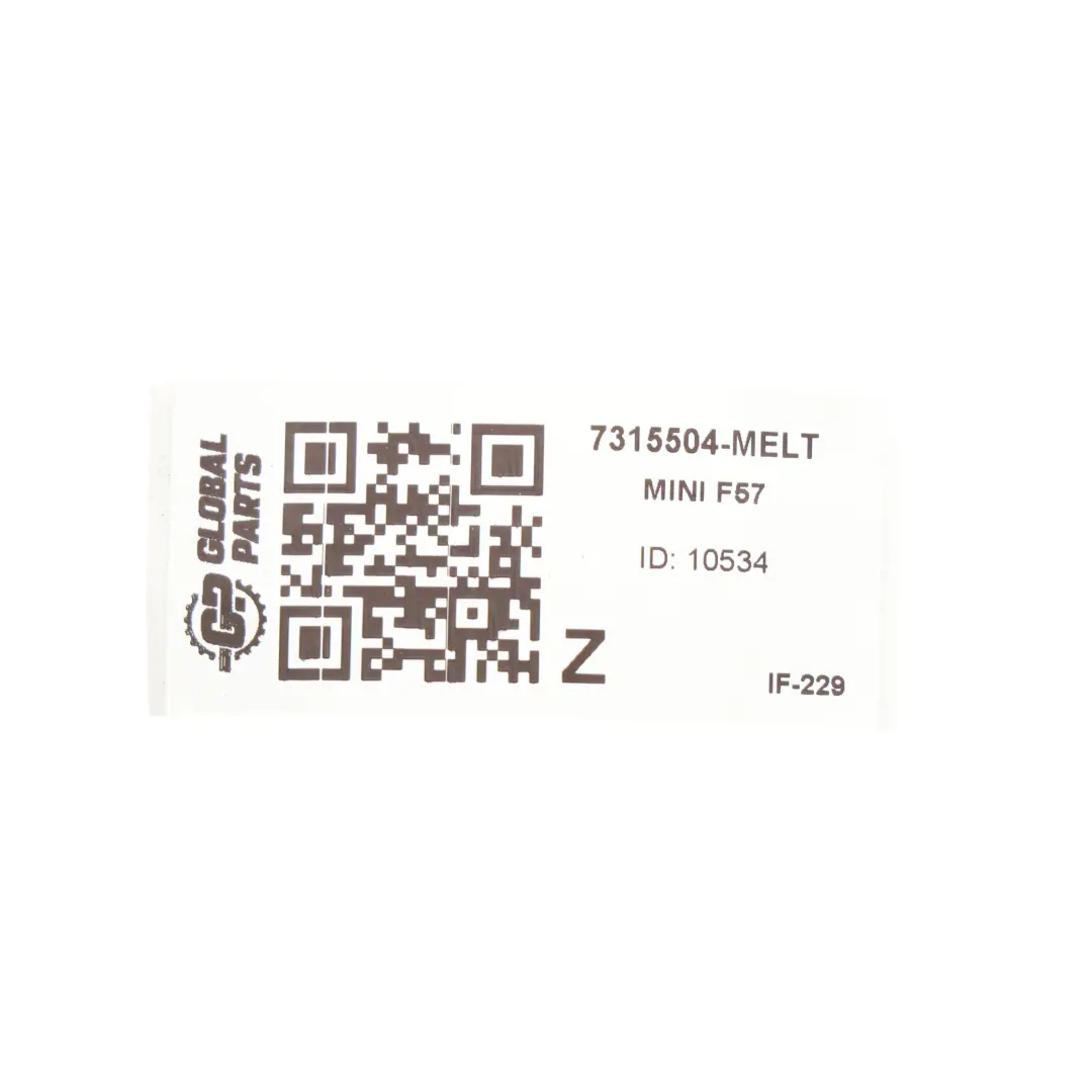 Sportello Gancio Traino Paraurti Post Dx Argento - C2K per Mini F56 F57 con numero di parte 7315504 Mini F56 F57 Sportello Gancio Traino Paraurti Post Dx Argento - C2K - SKU 7315504-MELT - Numero di parte 7315504