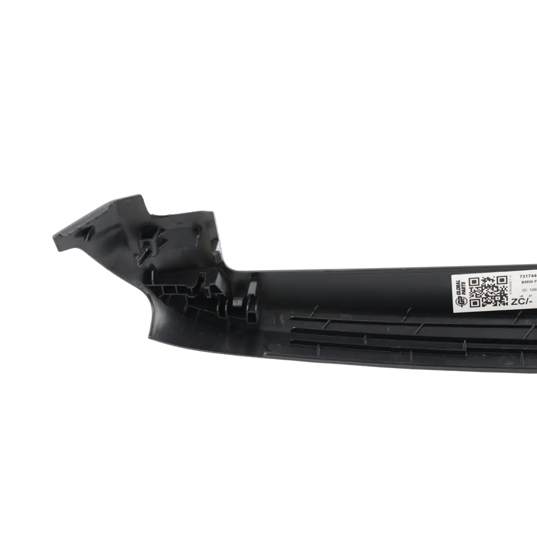BMW F01 F02 F03 F10 F11 LCI Front Seat Rail Cover Panel Black Right O/S - SKU 7317446-1 - Part number 7317446