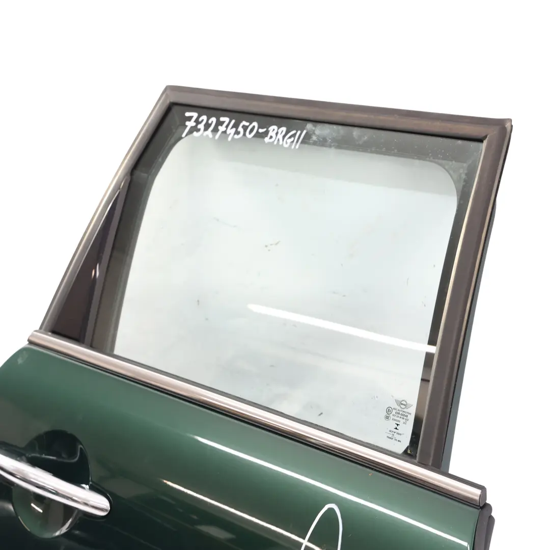 Mini F55 Panel Puerta Trasera Derecha Verde British Racing II Metálico B22 - SKU 7327450-BRGII - Número de pieza 7327450