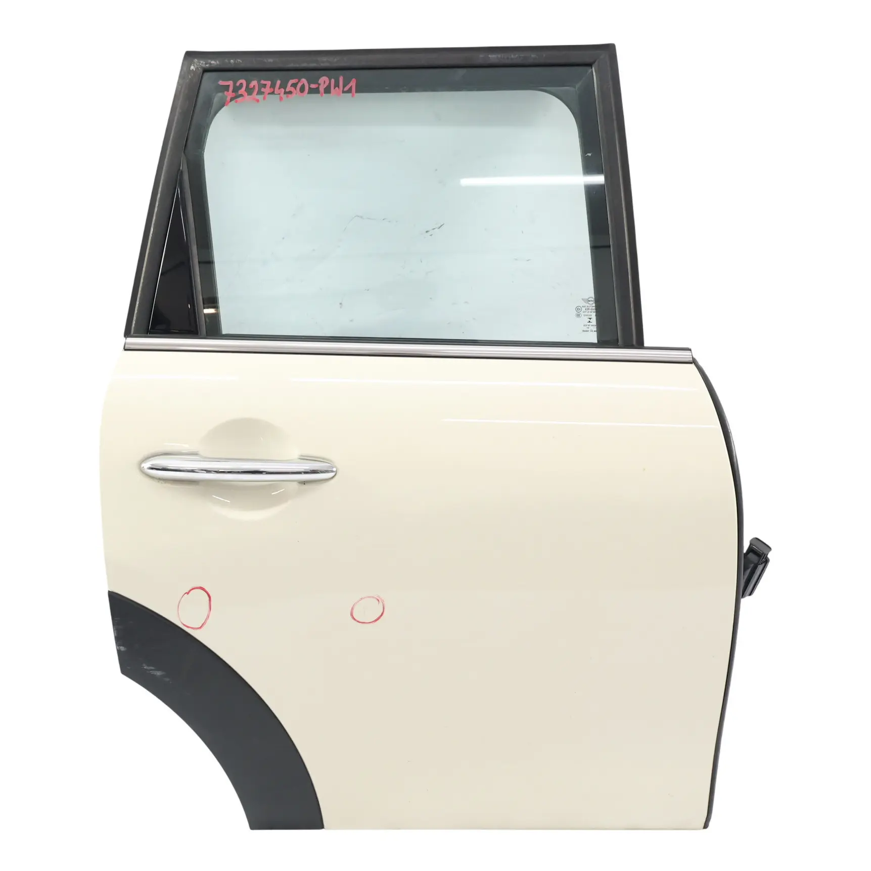 Mini F55 Panel Cubierta Puerta Trasera Derecha Blanco Pimienta 850