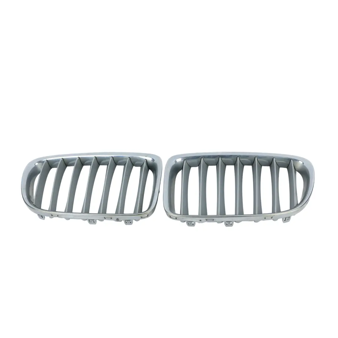 Front Bumper Ornamental Kidney Grille Set Left Right N/O/S to BMW E84 with Part number 7347669 BMW E84 Front Bumper Ornamental Kidney Grille Set Left Right N/O/S - SKU 7347669 - Part number 7347669