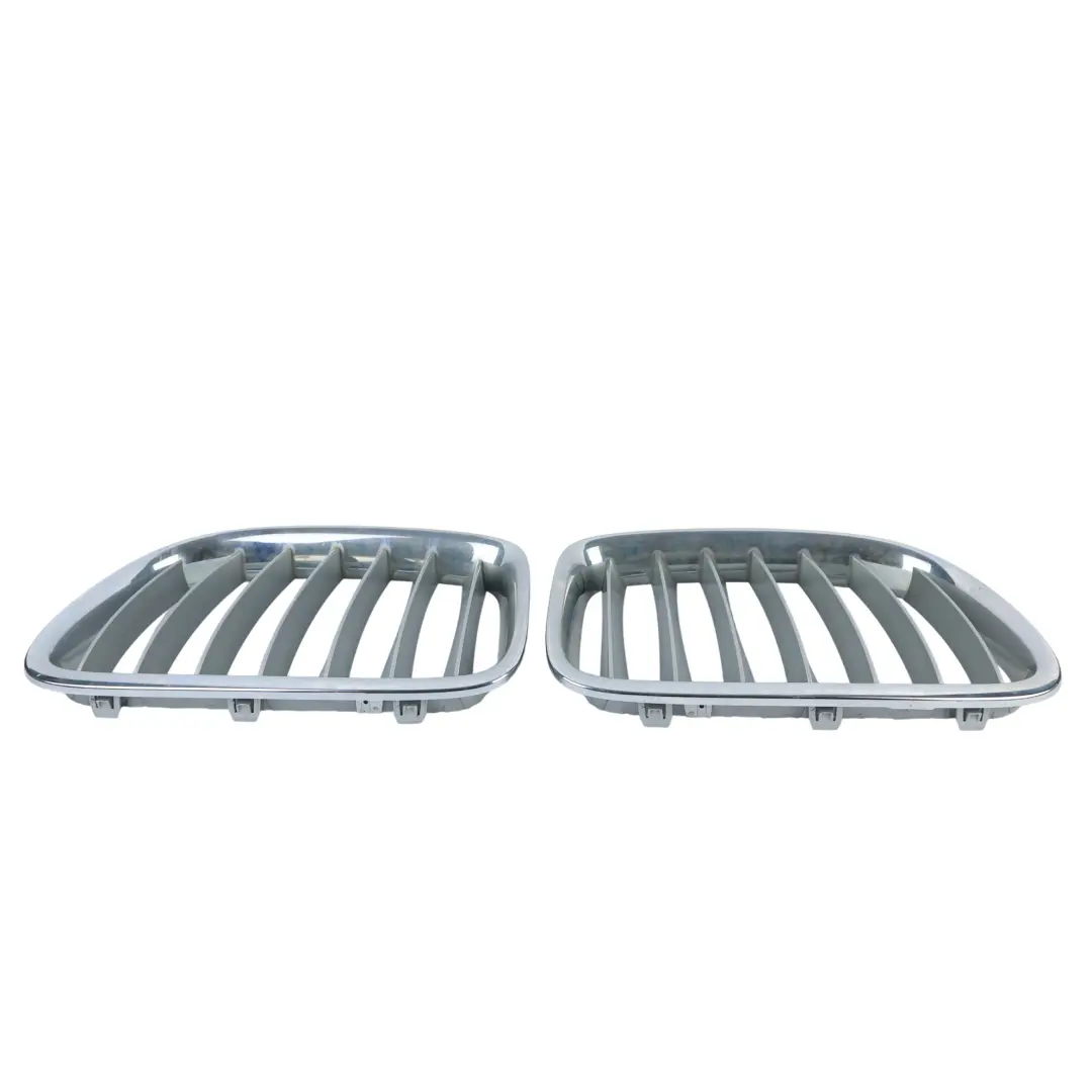 Front Bumper Ornamental Kidney Grille Set Left Right N/O/S to BMW E84 with Part number 7347669 BMW E84 Front Bumper Ornamental Kidney Grille Set Left Right N/O/S - SKU 7347669 - Part number 7347669