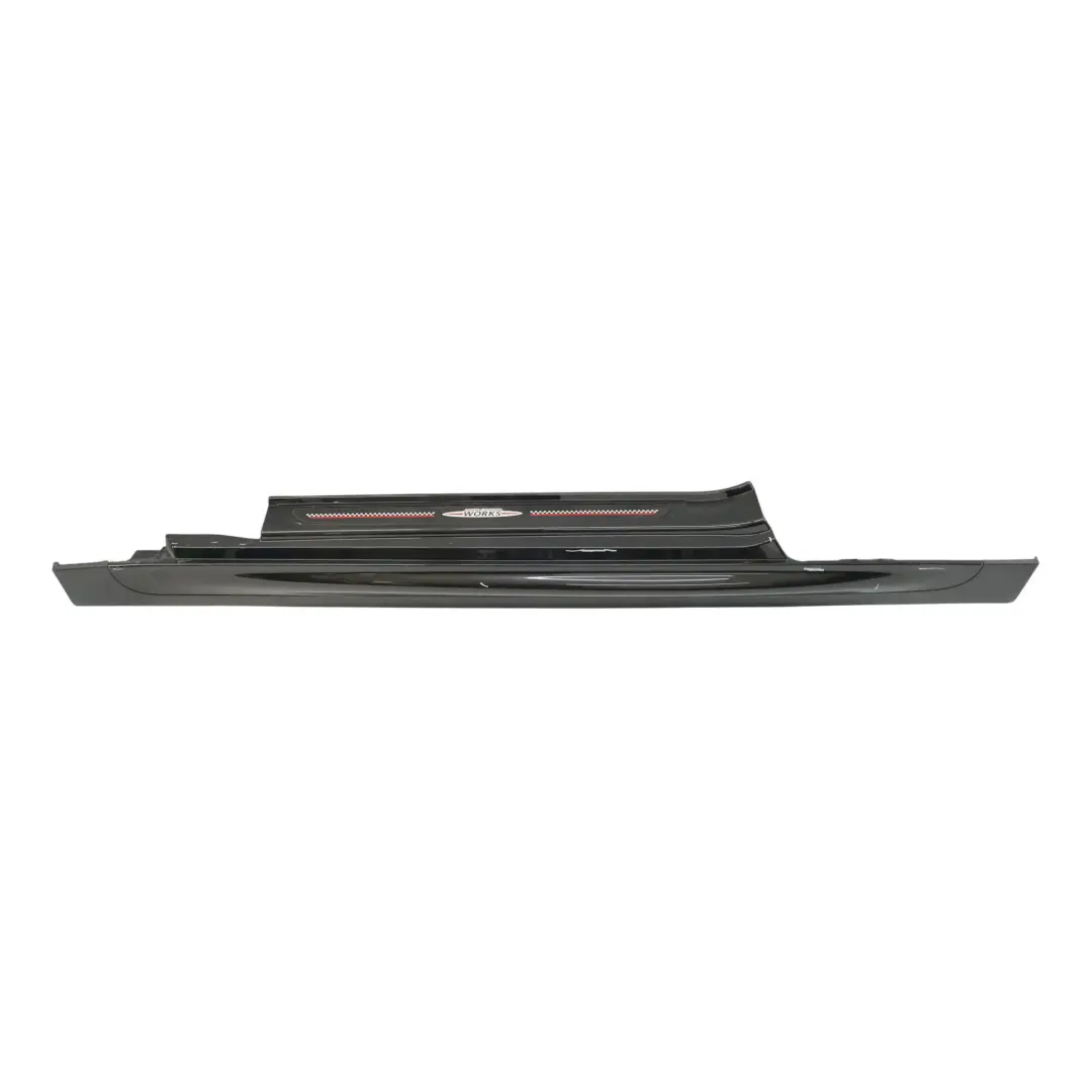 Side Skirt Left N/S JCW Sill Side Cover Rocker Panel Midnight Black A94 to Mini F56 with Part number 7352151 Mini F56 Side Skirt Left N/S JCW Sill Side Cover Rocker Panel Midnight Black A94 - SKU 7352151-MNB - Part number 7352151
