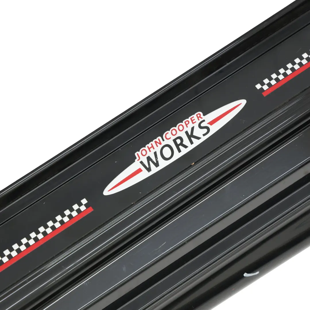 Side Skirt Left N/S JCW Sill Side Cover Rocker Panel Midnight Black A94 to Mini F56 with Part number 7352151 Mini F56 Side Skirt Left N/S JCW Sill Side Cover Rocker Panel Midnight Black A94 - SKU 7352151-MNB - Part number 7352151
