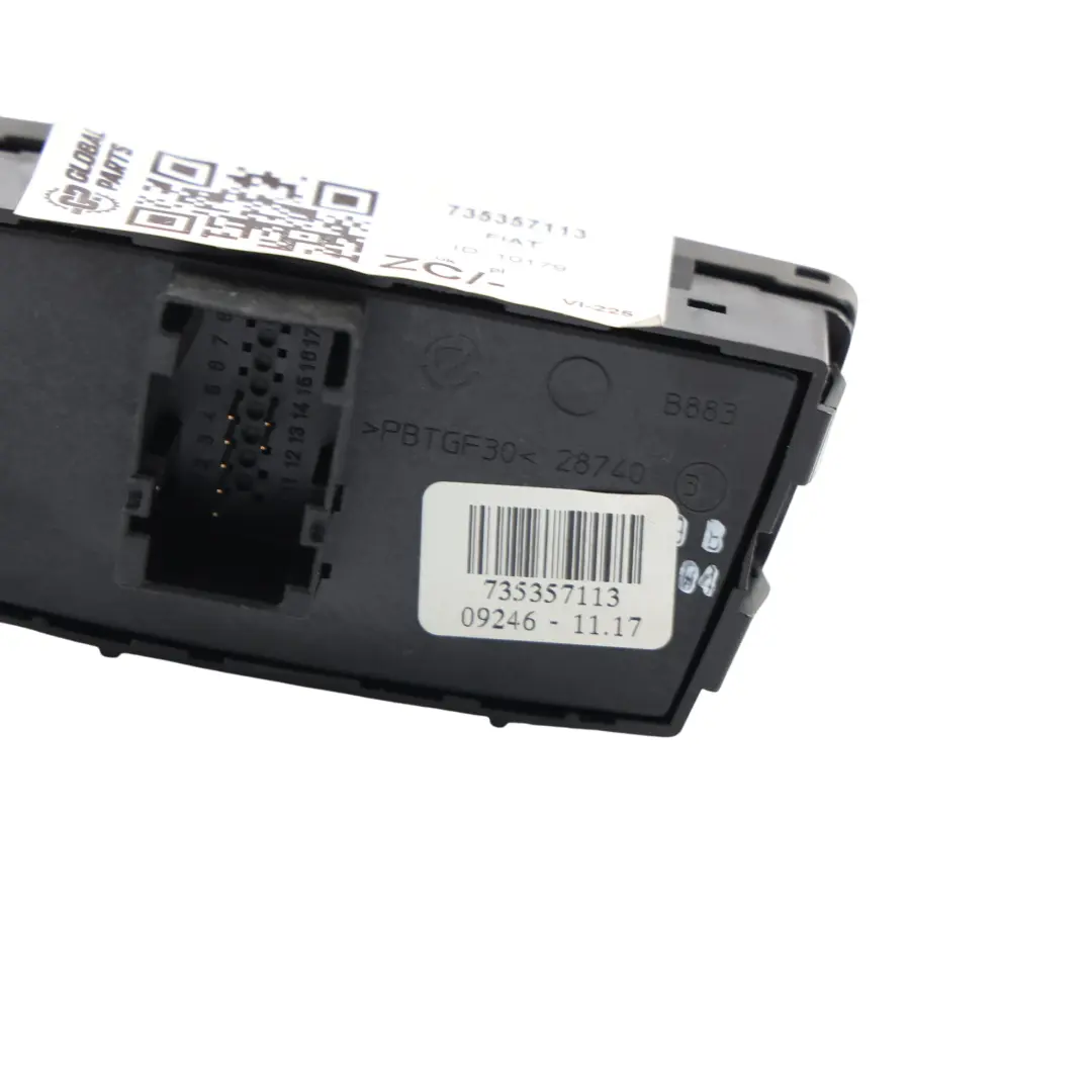 Mk2 Interruttore Controllo Luci Emergenza Fendinebbia per Fiat Panda con numero di parte 735357113 Fiat Panda Mk2 Interruttore Controllo Luci Emergenza Fendinebbia - SKU 735357113 - Numero di parte 735357113