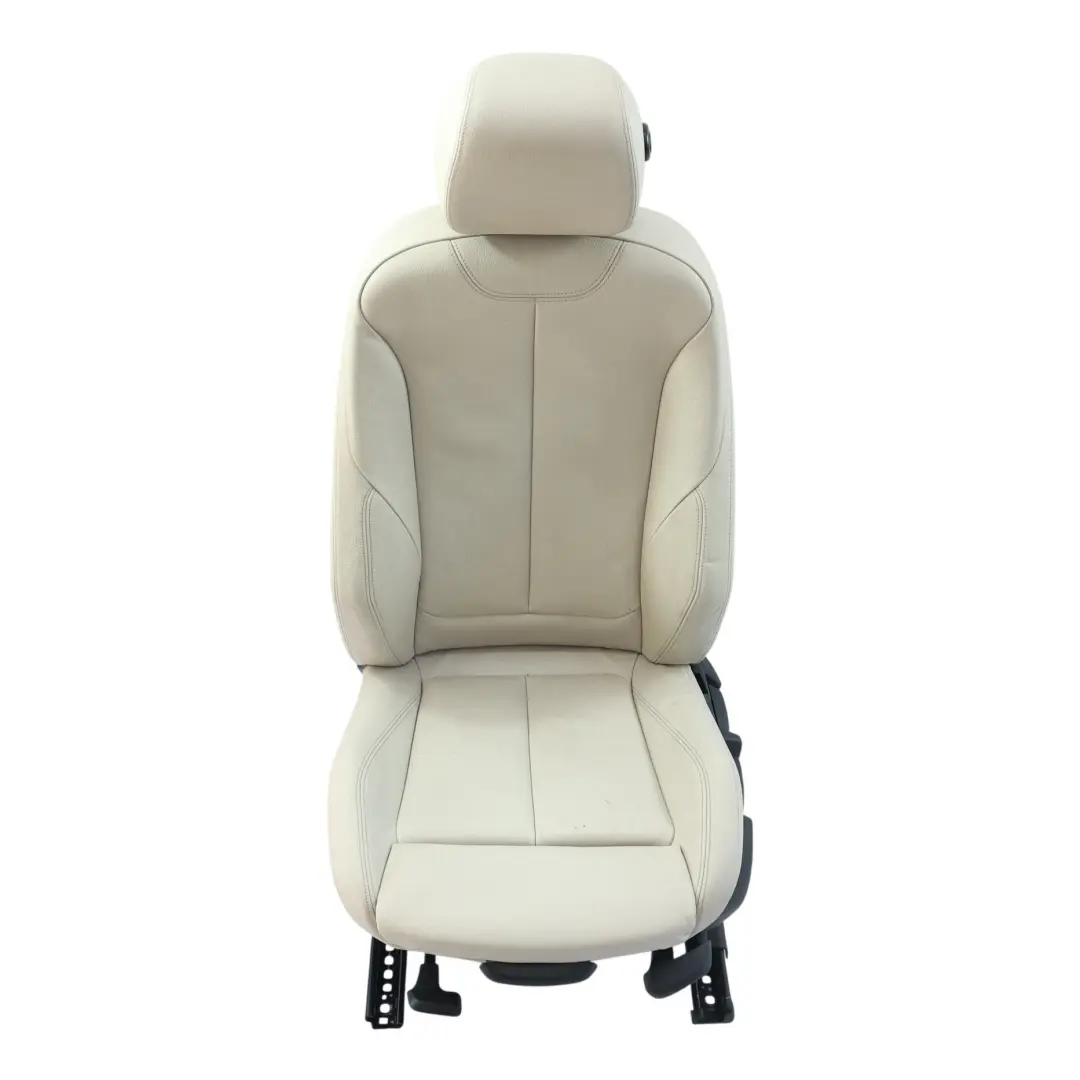BMW F36 Asiento Delantero M Sport Calefactable Izquierdo Cuero Blanco Marfil - SKU 7369309-3 - Número de pieza 7369309