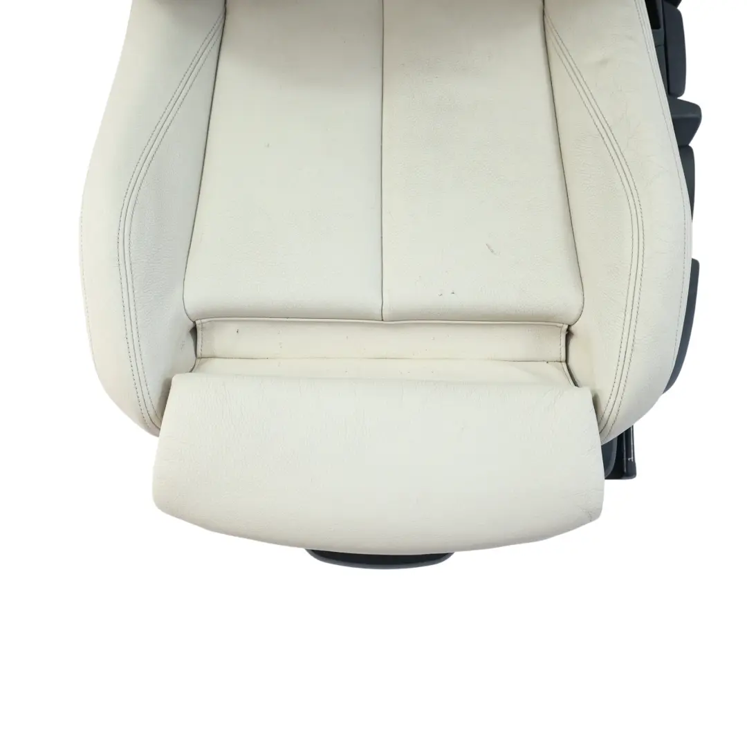 BMW F36 Front Seat M Sport Heated Left N/S Leather Dakota Ivory White - SKU 7369309-3 - Part number 7369309