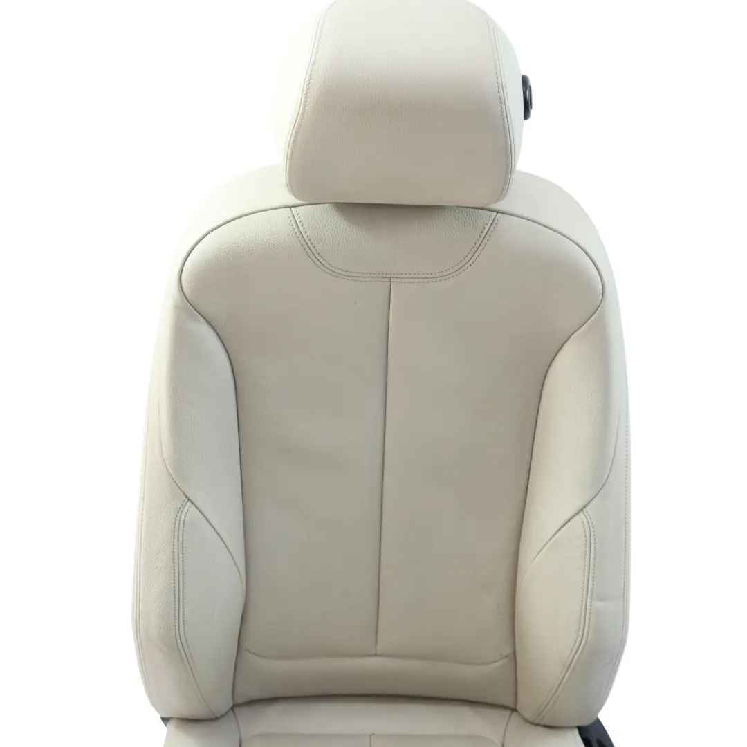 Front Seat M Sport Heated Left N/S Leather Dakota Ivory White to BMW F36 with Part number 7369309 BMW F36 Front Seat M Sport Heated Left N/S Leather Dakota Ivory White - SKU 7369309-3 - Part number 7369309