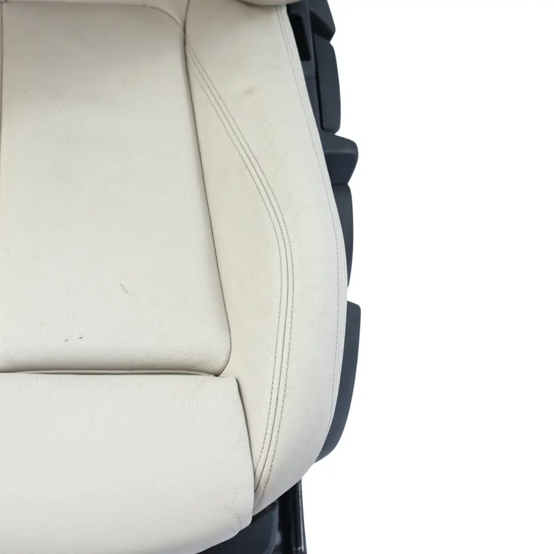 BMW F36 Front Seat M Sport Heated Left N/S Leather Dakota Ivory White - SKU 7369309-3 - Part number 7369309