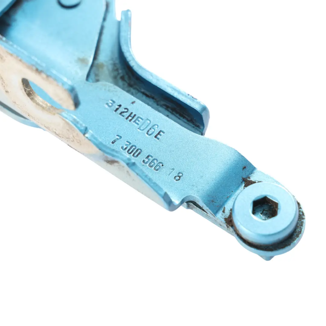 Hood Bonnet Hinge Right O/S Electric Blue II - B86 to Mini F55 F56 F57 with Part number 7370302 Mini F55 F56 F57 Hood Bonnet Hinge Right O/S Electric Blue II - B86 - SKU 7370302-ELBII1 - Part number 7370302