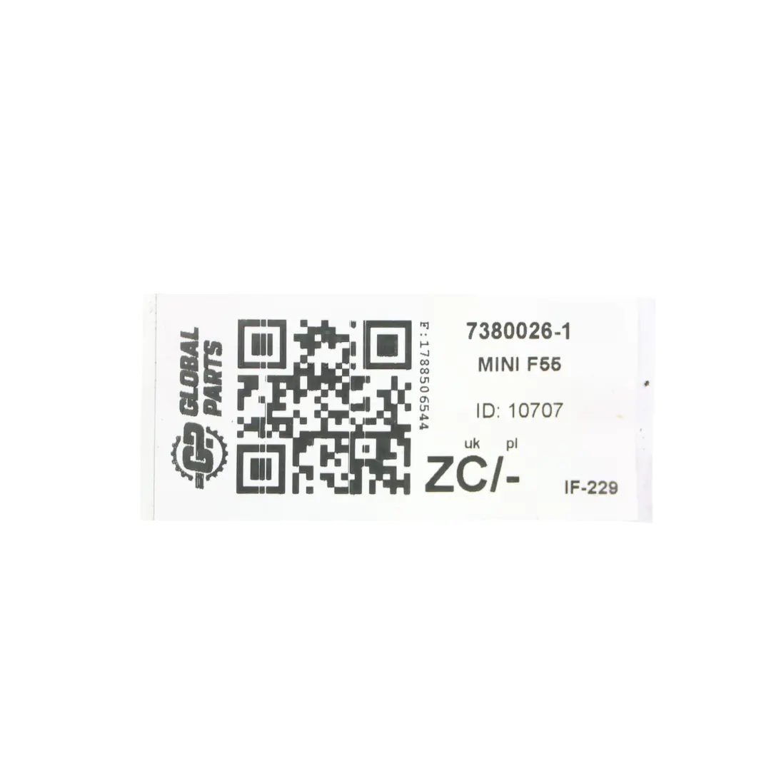 Cubierta Gancho Remolque Parachoques Trasero Derecho Verde II-B22 para Mini F55 con número de pieza 7380026 Mini F55 Cubierta Gancho Remolque Parachoques Trasero Derecho Verde II-B22 - SKU 7380026-BRGII1 - Número de pieza 7380026