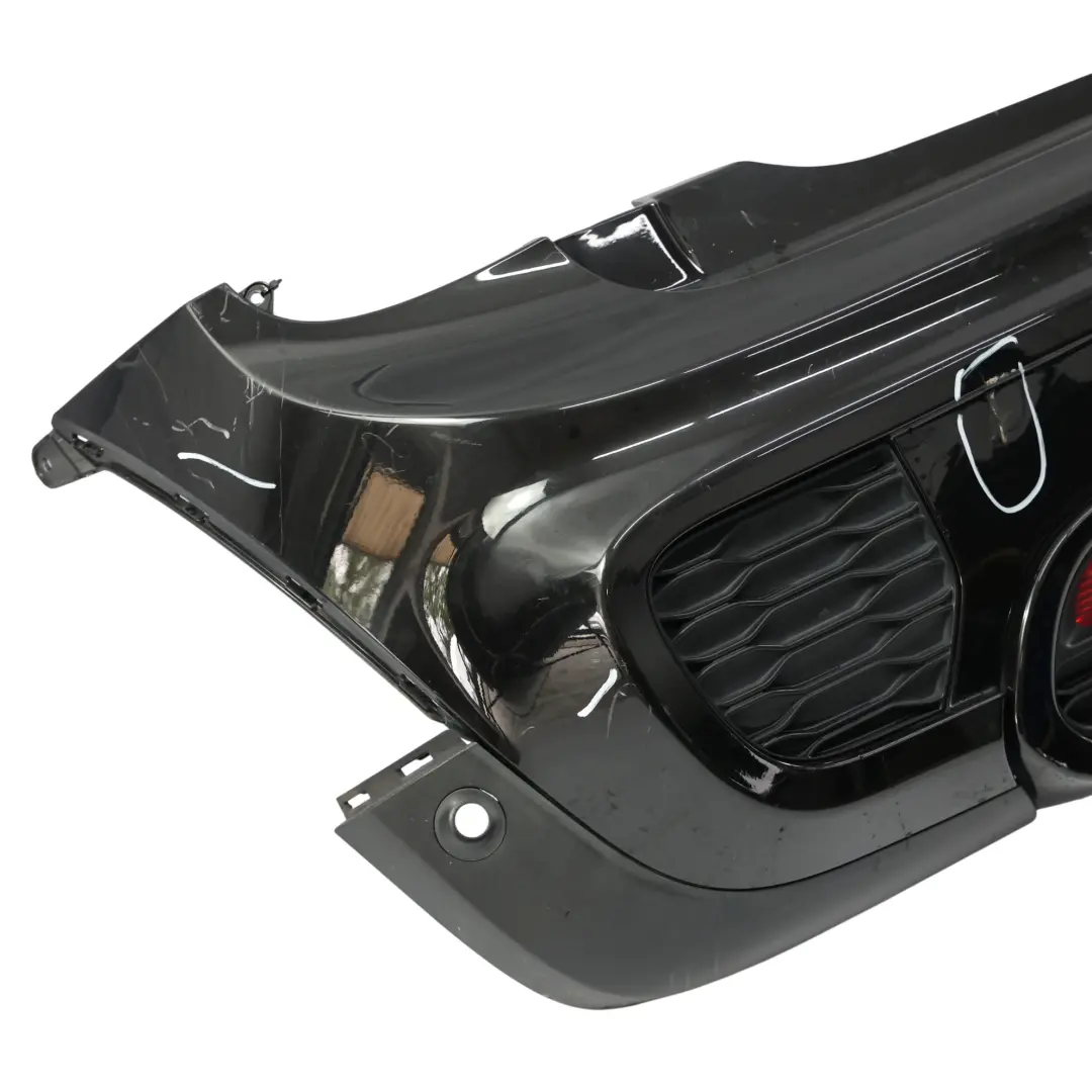 Mini F56 Hintere Stoßstange JCW Zierleiste Abdeckung Midnight Black Metallic A94 - SKU 7382173-MNB - Teilenummer 7382173