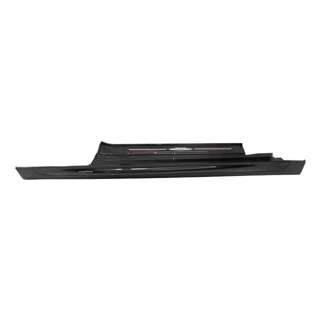 Mini F56 F57 Side Skirt Right O/S JCW Sill Cover Rocker Panel Midnight Black A94 - SKU 7382182-MNB2 - Part number 7382182