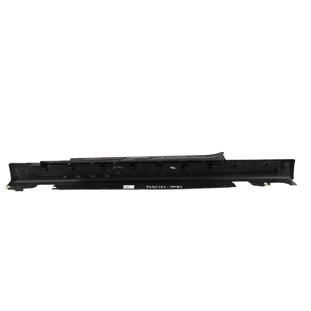 Side Skirt Right O/S JCW Sill Cover Rocker Panel Midnight Black A94 to Mini F56 F57 with Part number 7382182 Mini F56 F57 Side Skirt Right O/S JCW Sill Cover Rocker Panel Midnight Black A94 - SKU 7382182-MNB2 - Part number 7382182