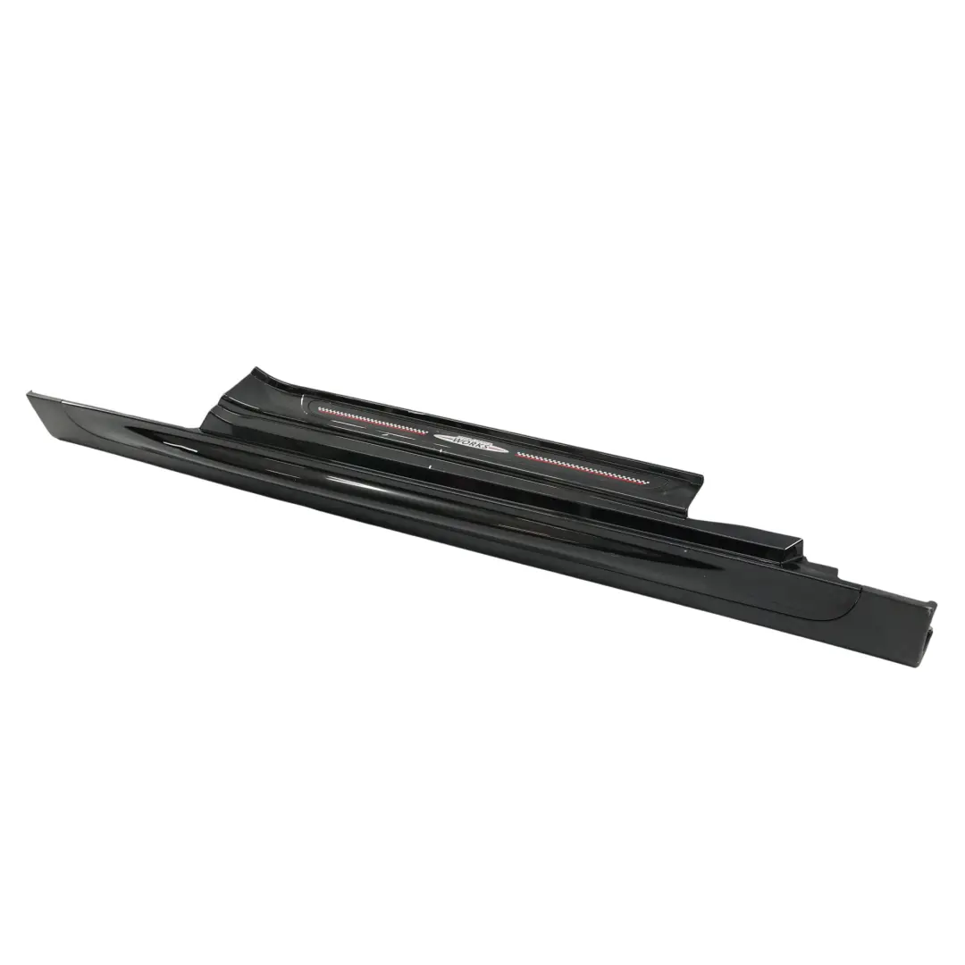 Mini F56 F57 Side Skirt Right O/S JCW Sill Cover Rocker Panel Midnight Black A94 - SKU 7382182-MNB2 - Part number 7382182