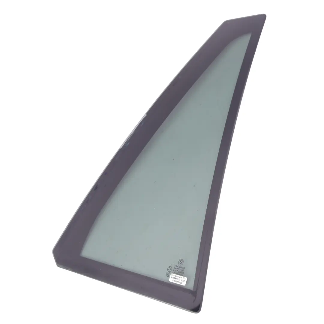 BMW X5 F15 Door Fixed Window Glass Rear Right O/S Triangle SSG Black AS3 - SKU 7289686 - Part number 7289686