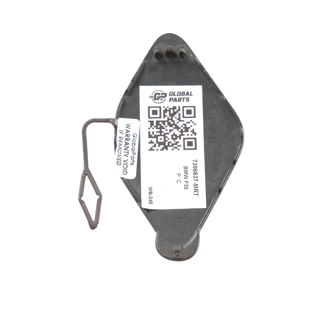 BMW F30 F31 LCI Copertura Gancio Traino Anteriore Rosso Melbourne A75 - SKU 7396837-MRT - Numero di parte 7396837