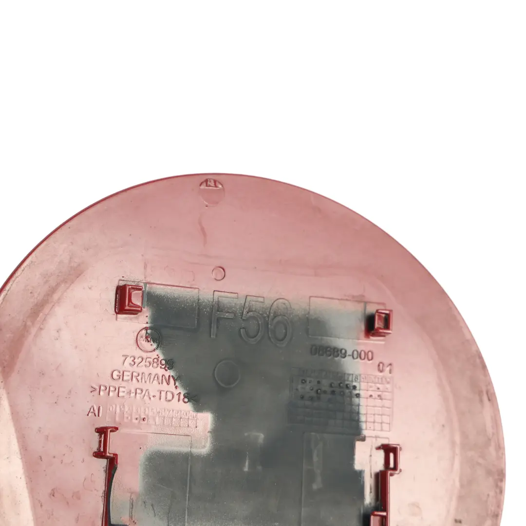 Mini Cooper F56 Fuel Filler Fill In Flap Cover Cap Blazing Red II - B83 7325899 - SKU 7404550-BRMII - Part number 7404550