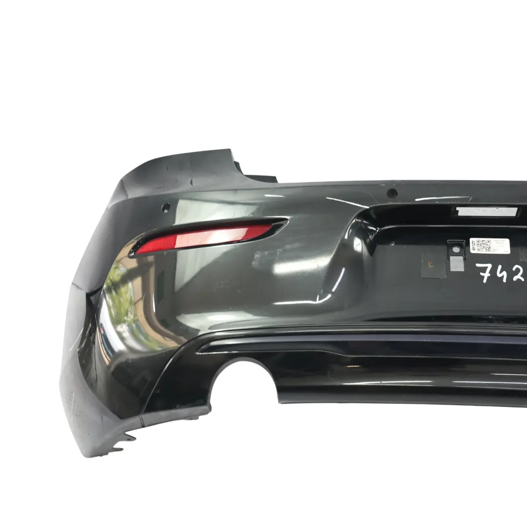 Bumper Trim Panel Black Sapphire Metallic - 475 to BMW F20 F21 LCI Rear with Part number 7429772 BMW F20 F21 LCI Rear Bumper Trim Panel Black Sapphire Metallic - 475 - SKU 7429772-BS1 - Part number 7429772
