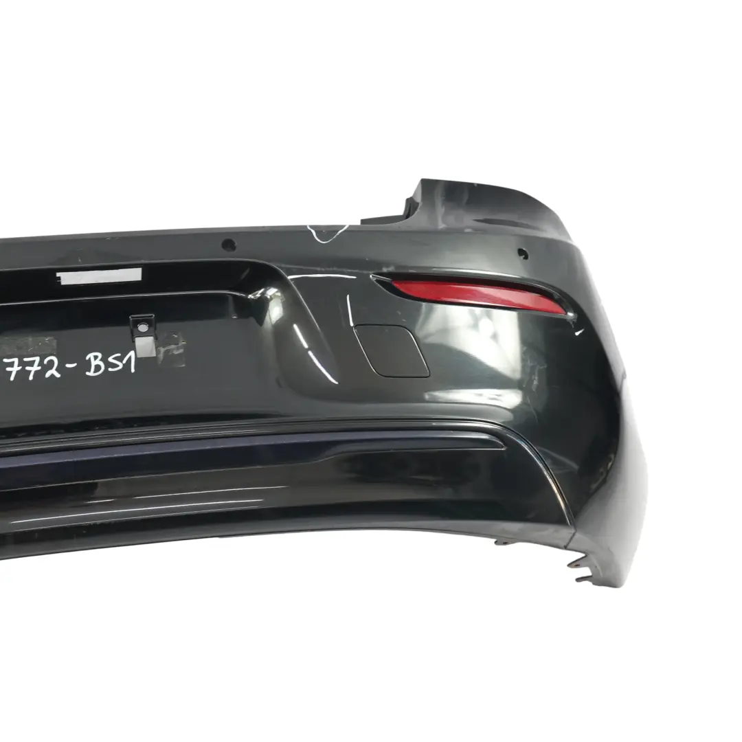 Bumper Trim Panel Black Sapphire Metallic - 475 to BMW F20 F21 LCI Rear with Part number 7429772 BMW F20 F21 LCI Rear Bumper Trim Panel Black Sapphire Metallic - 475 - SKU 7429772-BS1 - Part number 7429772