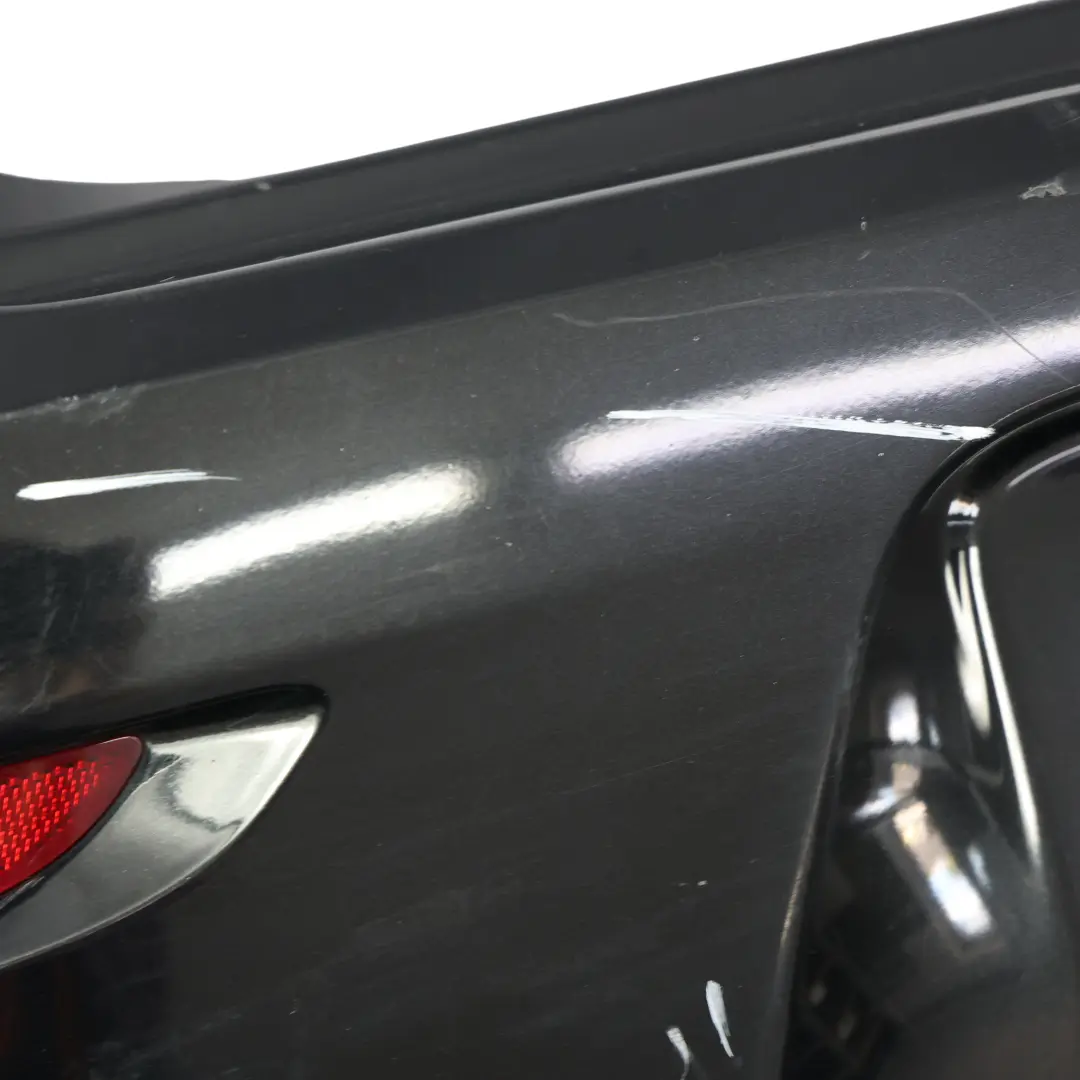 BMW F20 F21 LCI Rear Bumper Trim Panel Black Sapphire Metallic - 475 - SKU 7429772-BS1 - Part number 7429772