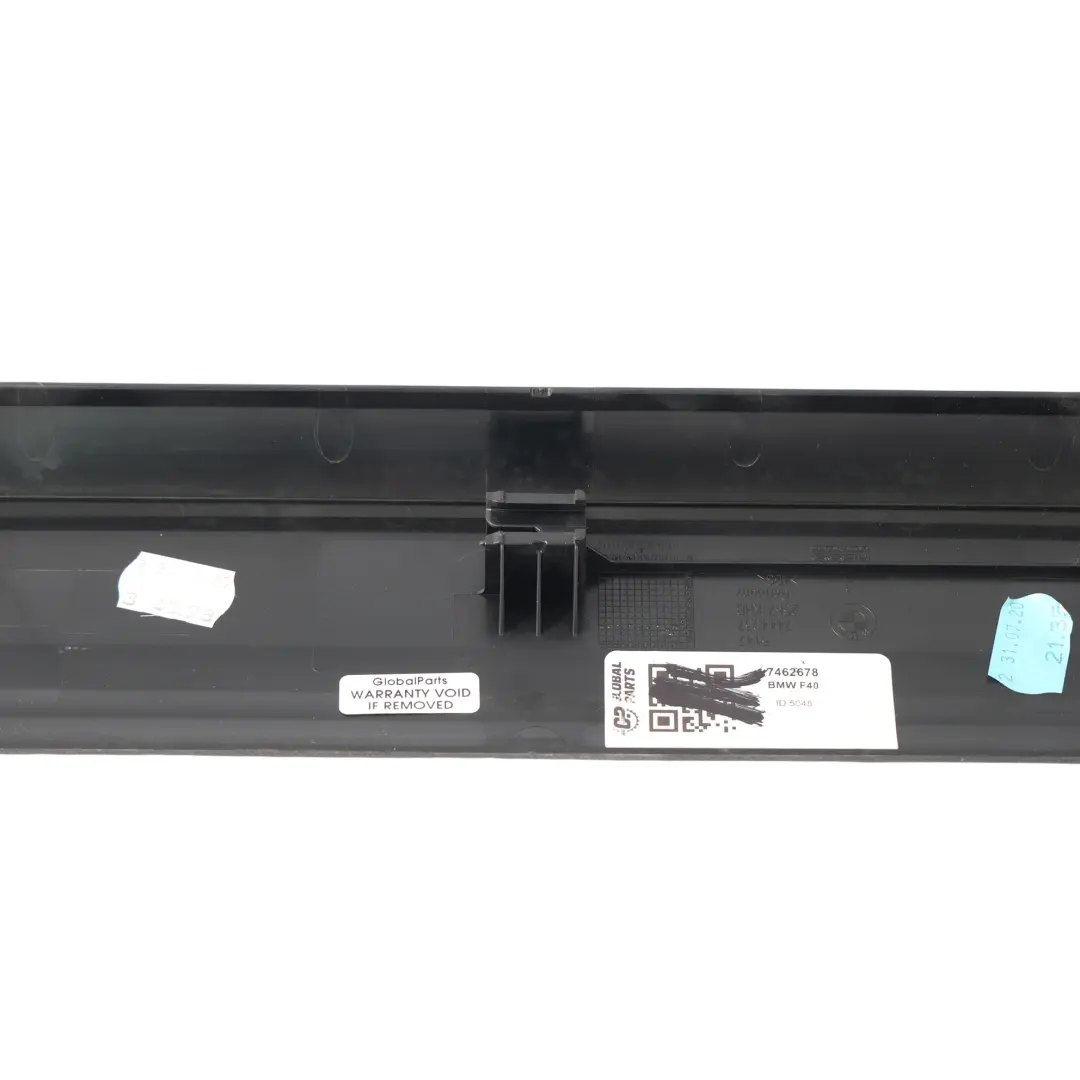 Front Door Entrance Sill Cover Strip Black Left Right N/O/S 744937 to BMW F40 F70 with Part number 7462678 BMW F40 F70 Front Door Entrance Sill Cover Strip Black Left Right N/O/S 744937 - SKU 7462678 - Part number 7462678