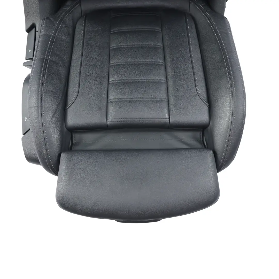  Front Seat BMW G20 G21 Sport Right O/S Leather Vernasca Black Gray Threads - SKU 7472486-1 - Part number 7472486