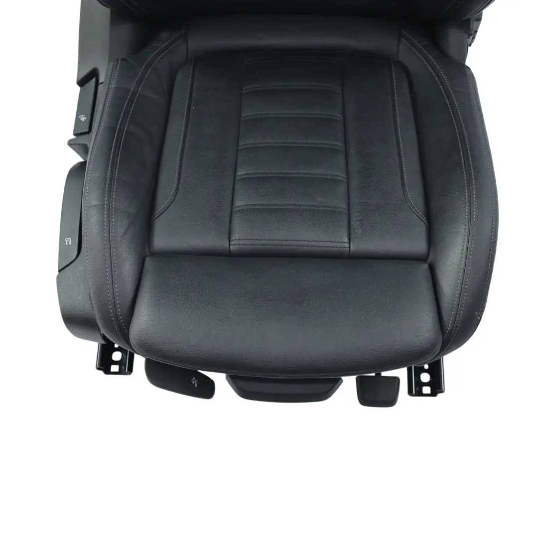 Front Seat BMW G20 G21 Sport Right O/S Leather Vernasca Black Gray Threads to with Part number 7472486 Front Seat BMW G20 G21 Sport Right O/S Leather Vernasca Black Gray Threads - SKU 7472486-1 - Part number 7472486