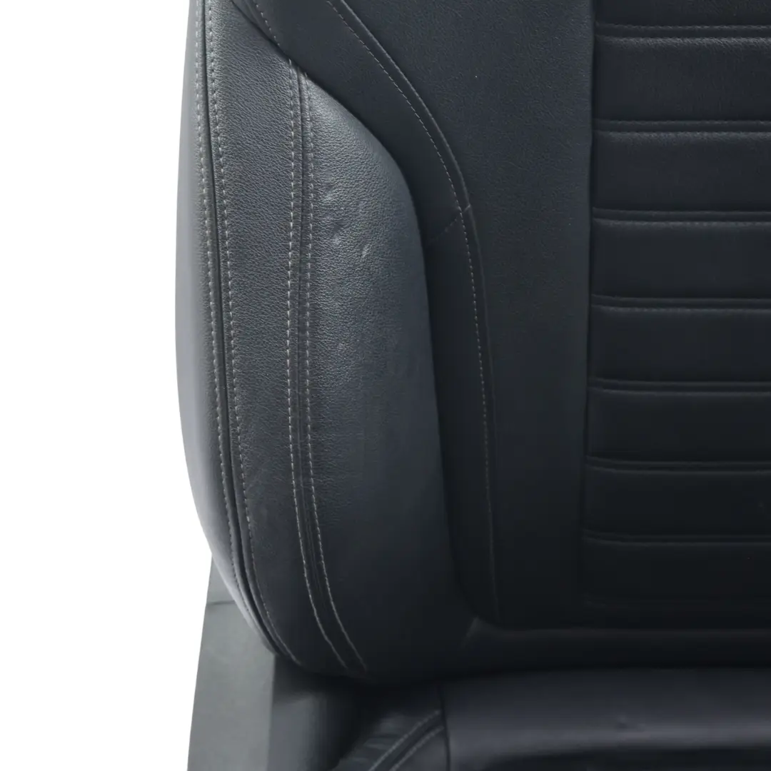 Front Seat BMW G20 G21 Sport Right O/S Leather Vernasca Black Gray Threads to with Part number 7472486 Front Seat BMW G20 G21 Sport Right O/S Leather Vernasca Black Gray Threads - SKU 7472486-1 - Part number 7472486
