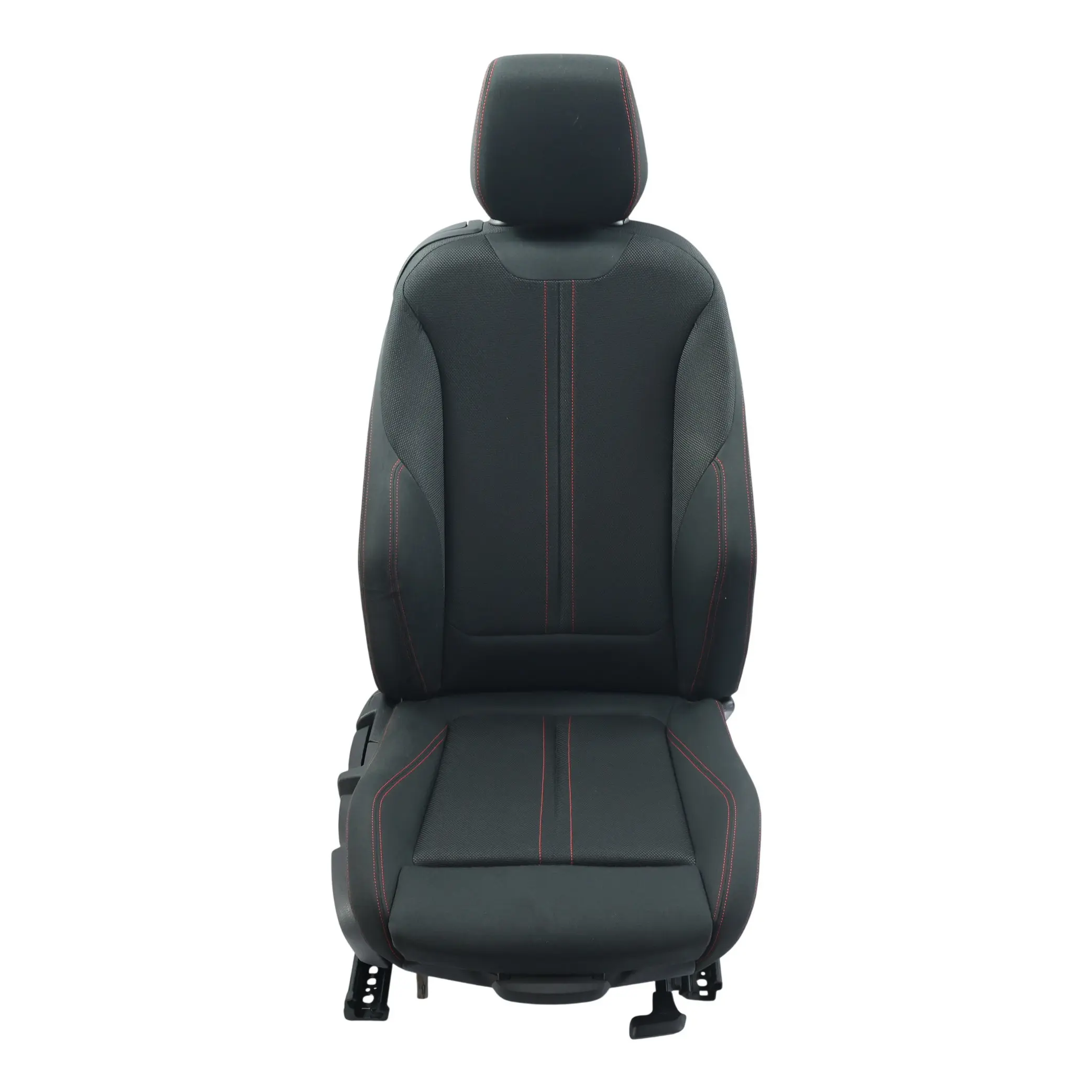 BMW F21 LCI Sedile Sportivo Anteriore Destro Tessuto Antracite Rosso