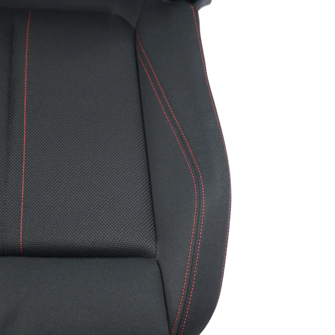 BMW F21 LCI Front Sport Seat Right O/S Interior Cloth Fabric Anthracite Red - SKU 7475402-3 - Part number 7475402