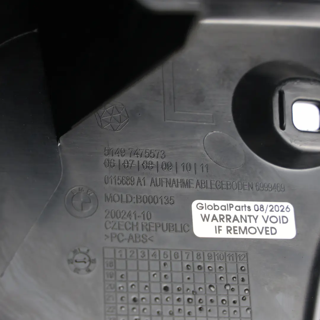 BMW F44 Gran Coupé Copertura Guida Cintura Sicurezza Posteriore Sinistra - SKU 7475573 - Numero di parte 7475573