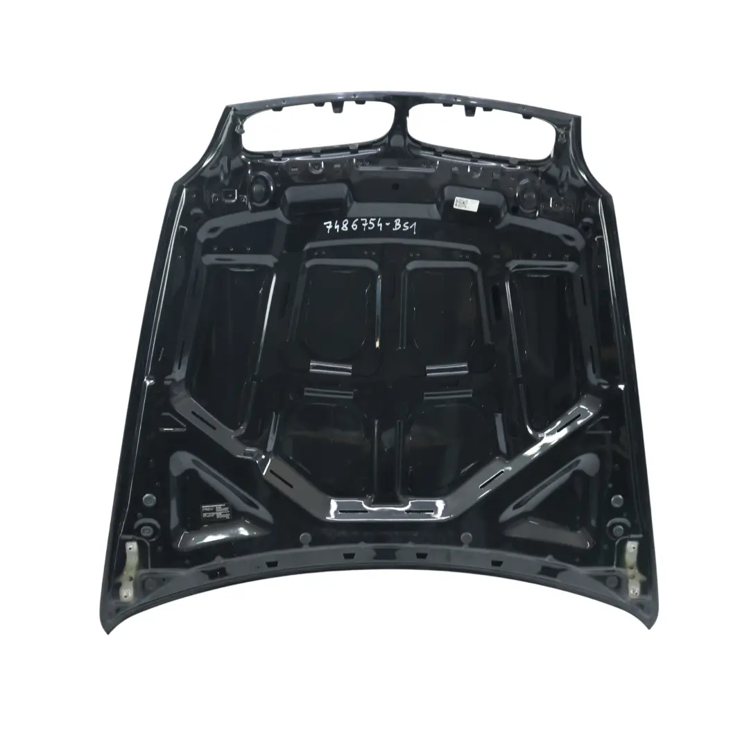 Hood Bonnet BMW X5 E70 Covering Panel Black Sapphire Metallic - 475 to with Part number 7486754 Hood Bonnet BMW X5 E70 Covering Panel Black Sapphire Metallic - 475 - SKU 7486754-BS1 - Part number 7486754