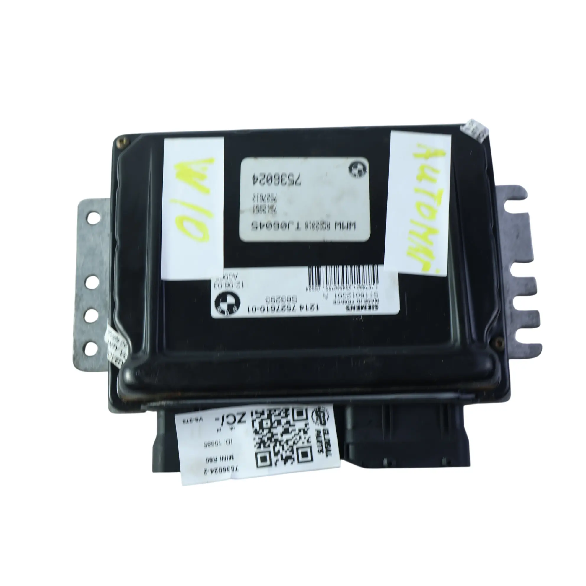 Mini R50 ECU Motore 115HP 1.6 Benzina Automatico W10B16A 7536024
