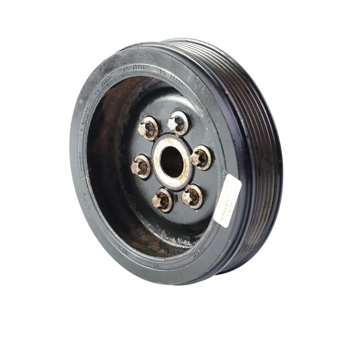 Vibration Damper Crankshaft Pulley to BMW E84 E89 F10 F11 F20 F25 F30 with Part number 7597422 BMW E84 E89 F10 F11 F20 F25 F30 Vibration Damper Crankshaft Pulley - SKU 7597422-1 - Part number 7597422