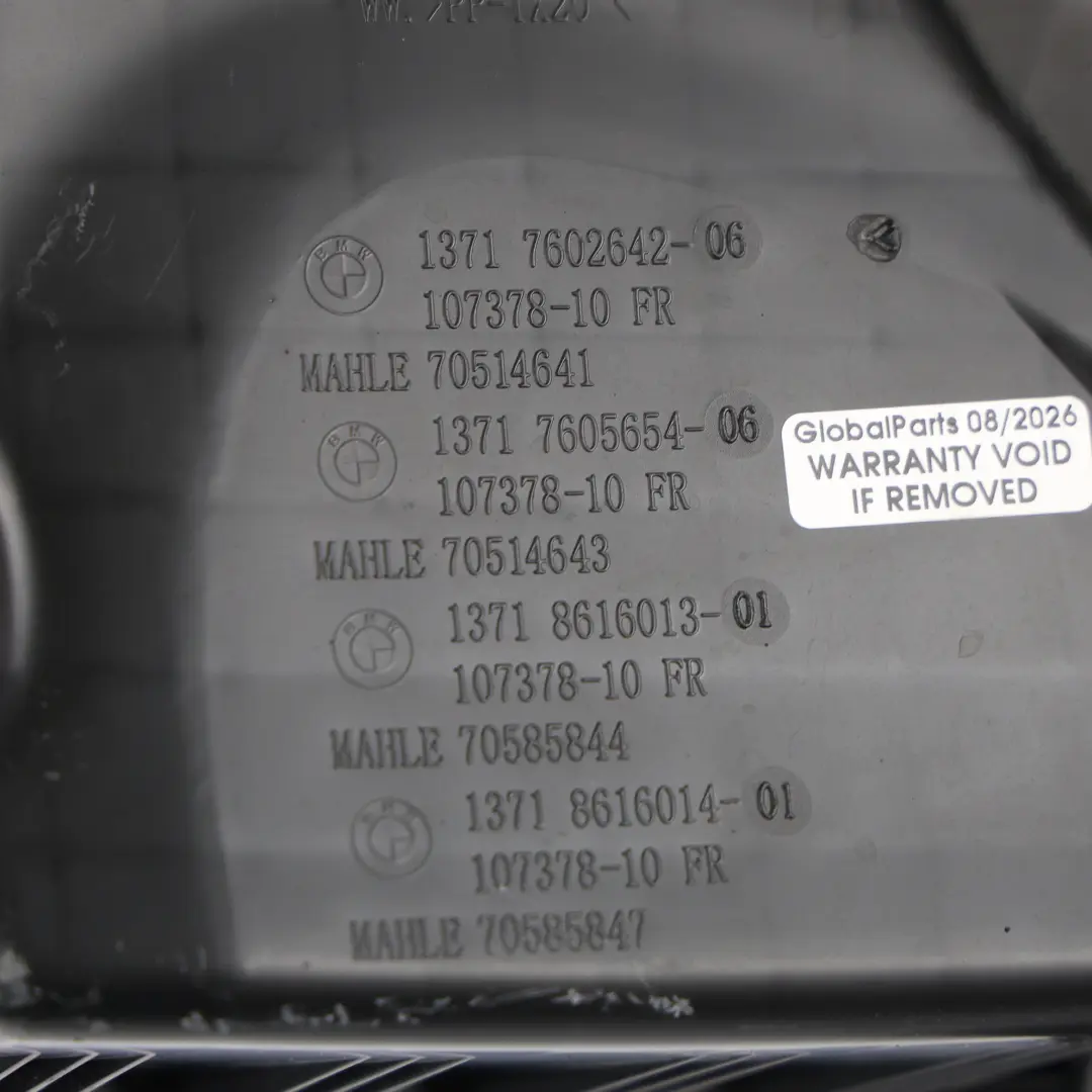 BMW F20 F21 F30 F32 Boîtier Filtre à Air 7602642 - SKU 7602642-5 - Numéro de pièce 7605654