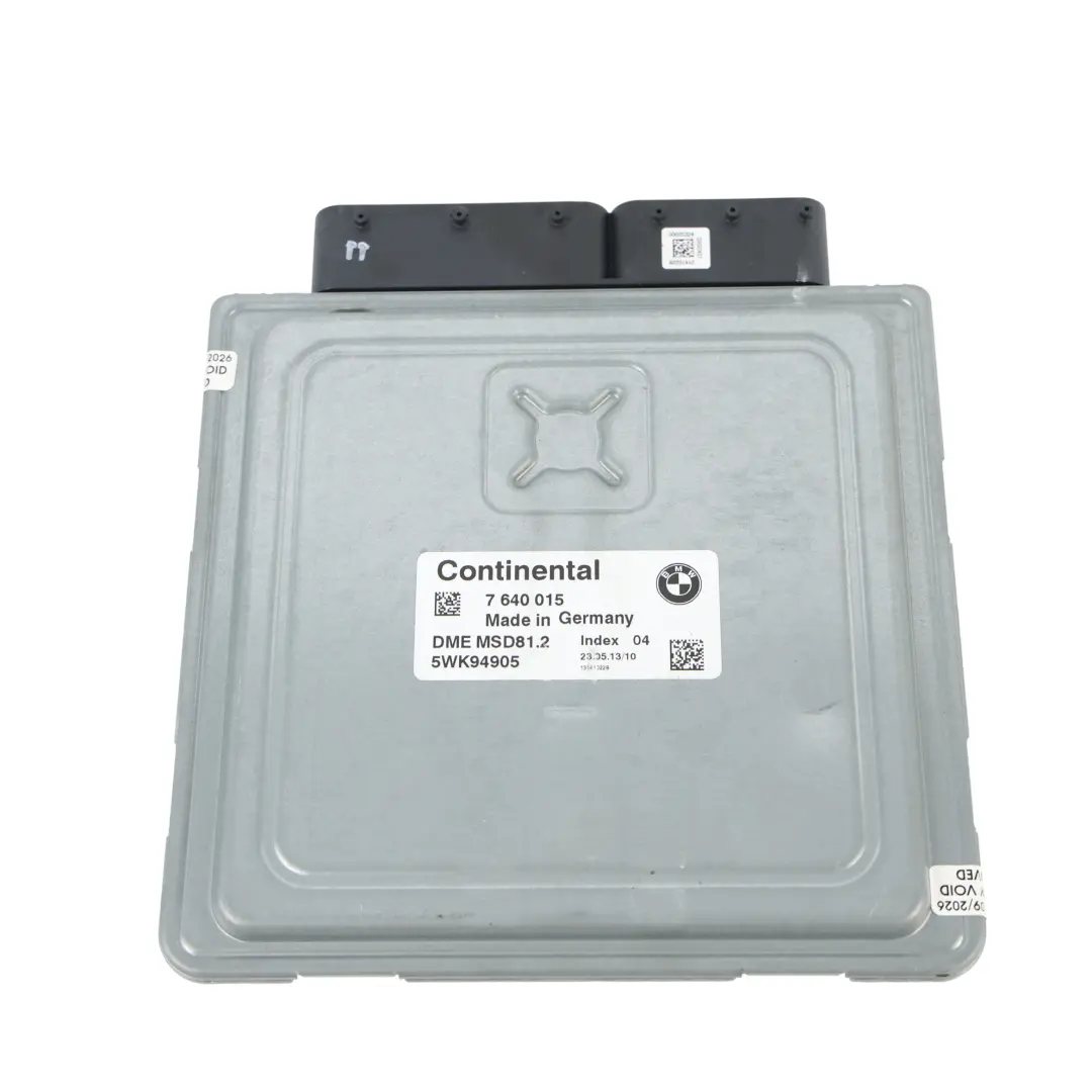 BMW E81 E82 E88 N43 118i 143HP Komputer Silnika ECU DME Zestaw - SKU 7640015-7 - Numer Części 7640015