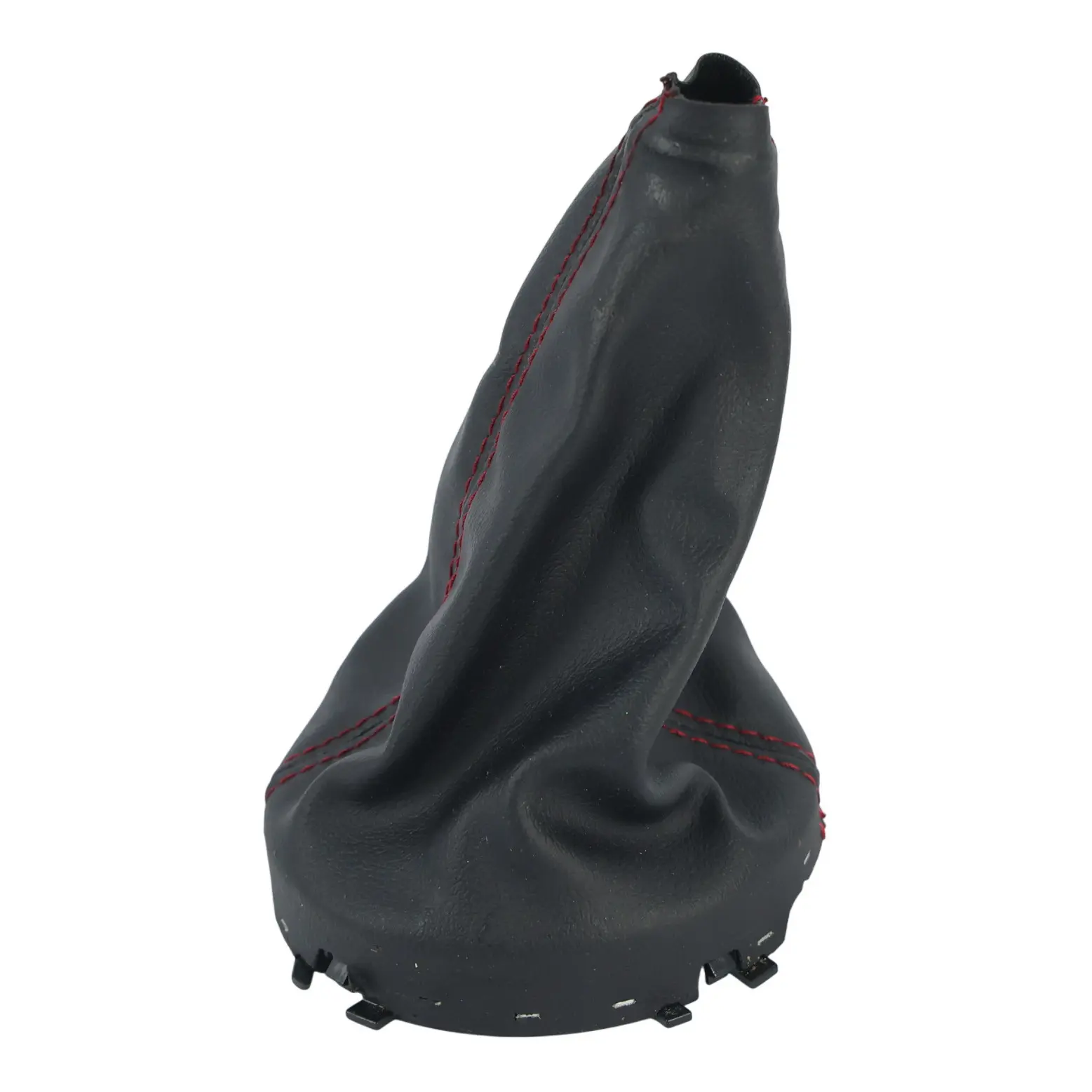 Mini F54 F55 F56 F57 Cubierta Palanca Cambios Cuero Negro Hilo Rojo 7642001