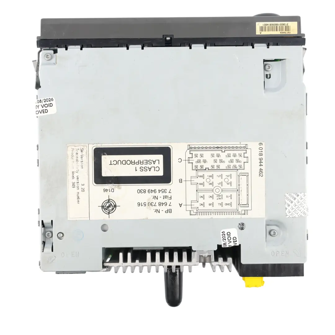 Fiat Panda Mk2 Lettore CD Radio Stereo Blaupunkt - SKU 7648730516 - Numero di parte 7648730516