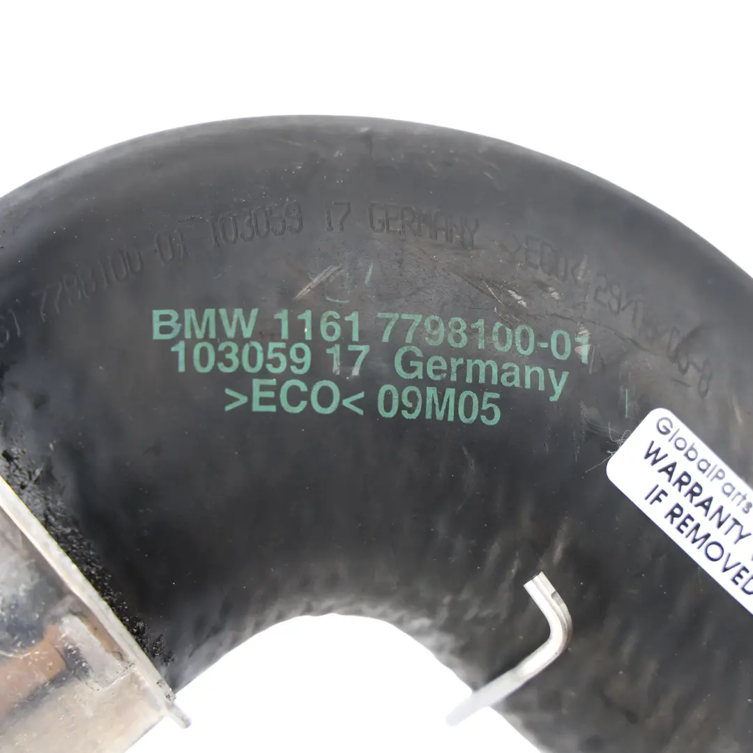 BMW E90 E91 Ladeluft Rohr Ladeluftkühler Schlauch M57N2 Diesel - SKU 7798101 - Teilenummer 7798101