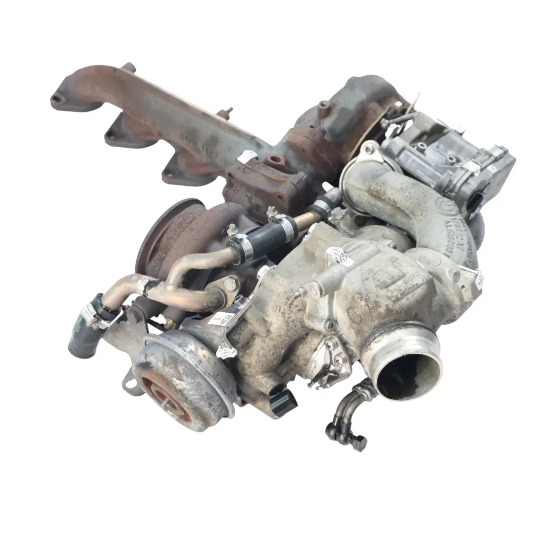 Turbocompresor Doble Bi-Turbo 535d 40dX N57S Diésel para BMW X5 E70 F07 F10 con número de pieza 7808363 BMW X5 E70 F07 F10 Turbocompresor Doble Bi-Turbo 535d 40dX N57S Diésel - SKU 7808363-5 - Número de pieza 7808363