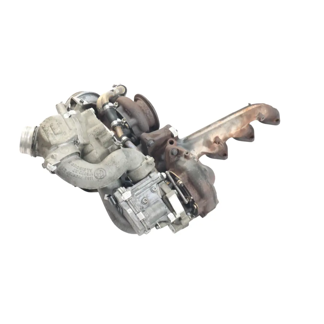 BMW X5 E70 F07 F10 Turbocompresor Doble Bi-Turbo 535d 40dX N57S Diésel - SKU 7808363-5 - Número de pieza 7808363