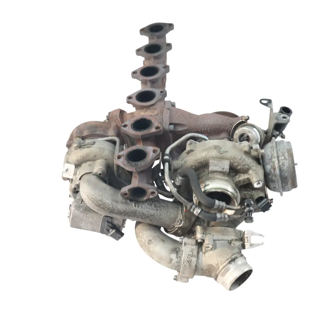 BMW X5 E70 F07 F10 Turbocompresor Doble Bi-Turbo 535d 40dX N57S Diésel - SKU 7808363-5 - Número de pieza 7808363