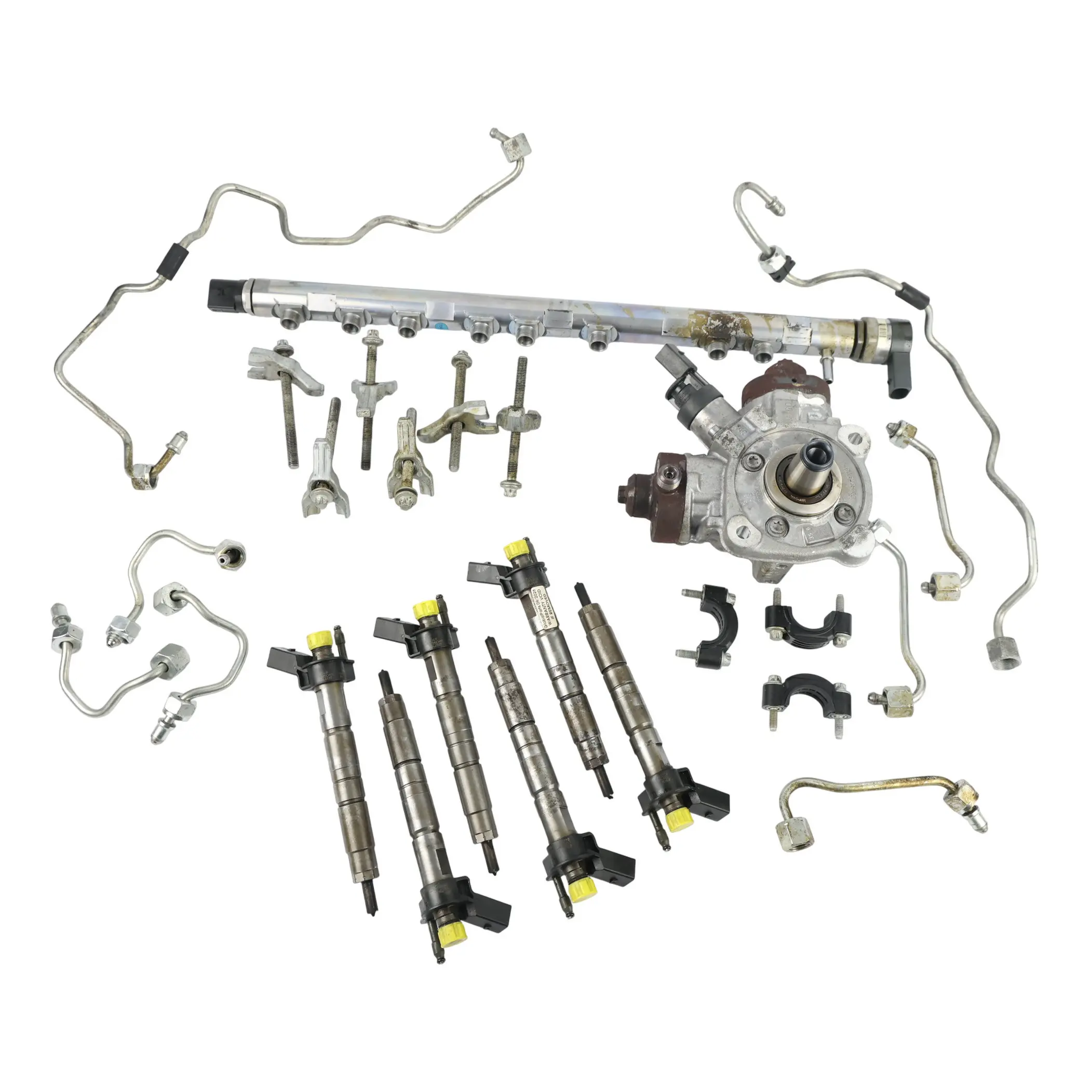 BMW F10 F15 F30 F32 N57D30B 3.0 Diesel Einspritzdüsen Set Kraftstoffpumpe