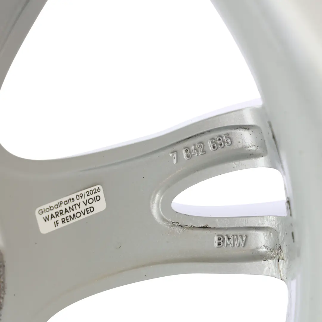 Alloy Rim 17" M Double Spoke 354 ET:34 7,5J to BMW X1 E84 Silver Wheel with Part number 7842635 BMW X1 E84 Silver Wheel Alloy Rim 17" M Double Spoke 354 ET:34 7,5J - SKU 7842635-1 - Part number 7842635